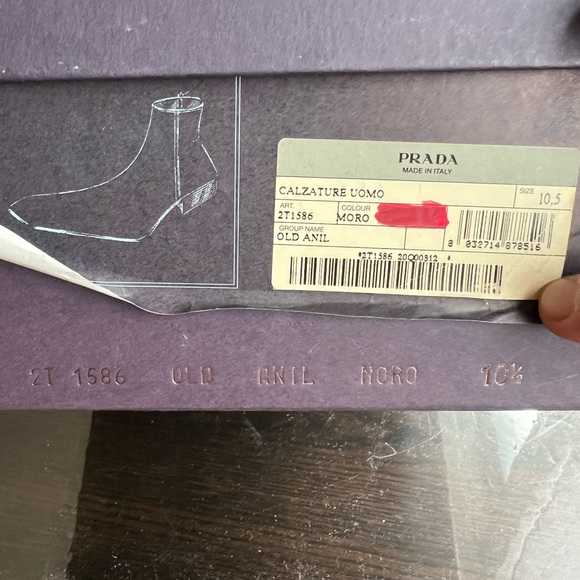 Men’s  Prada boots 101/2 US. Still in good condition. - Picture 2 of 11